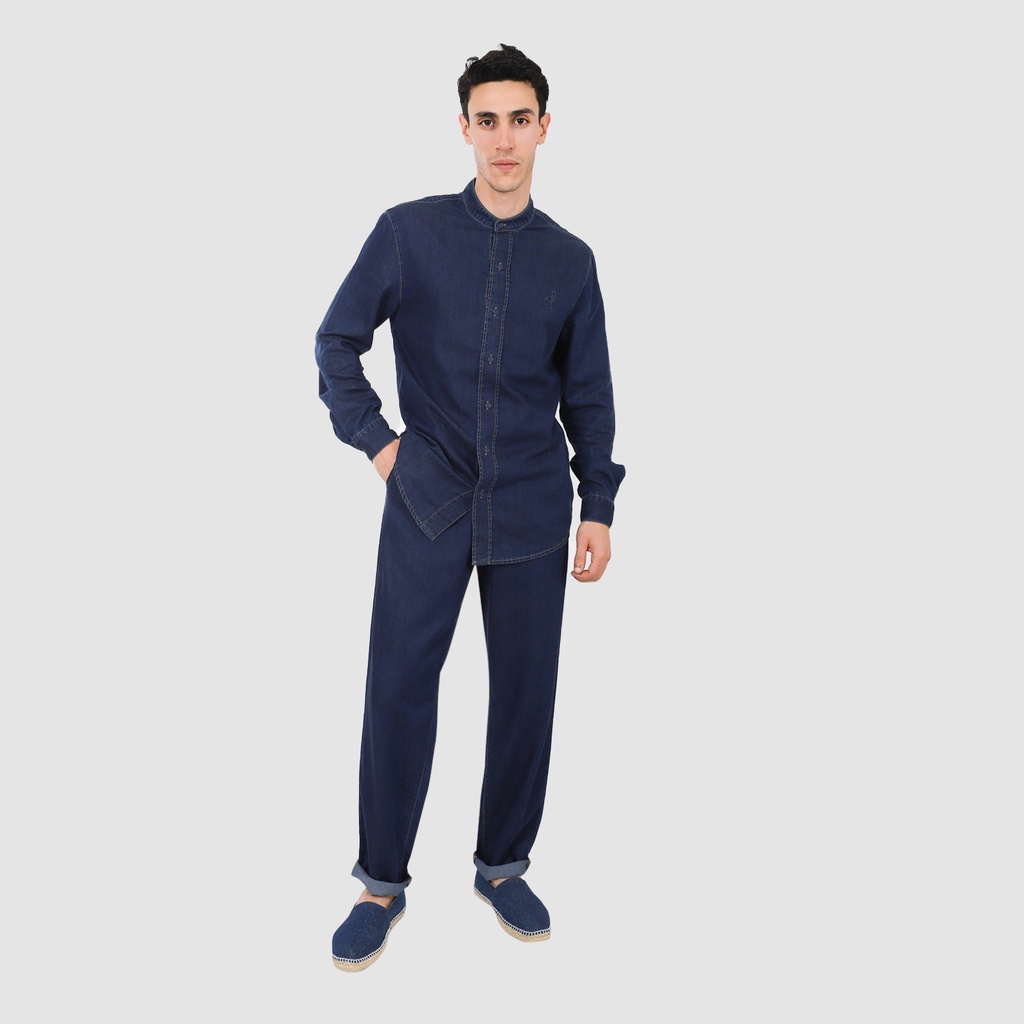 Pantalon fluide homme discount
